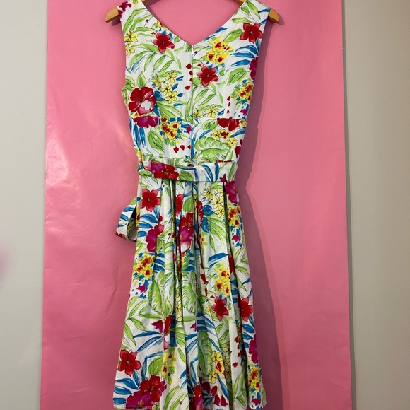 Rabbit Rabbit Rabbit Red and Yellow Sundress - Picture 2 of 4